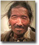 Tibétain d'origine mongoloïde