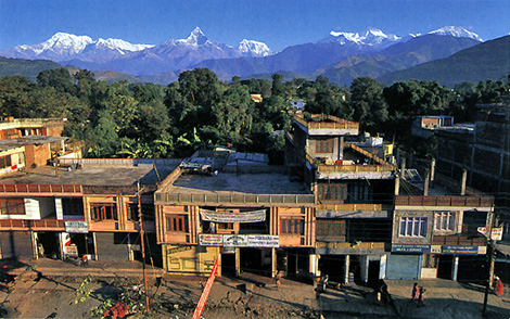 Depuis Pokhara